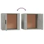 Bedside table in concrete gray color, 50x39x47 cm by vidaXL, Lockers and storage cabinets - Ref: Foro24-816696, Price: 38,05 ...