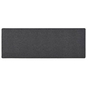 Alfombra de pasillo gris antracita 50x150 cm