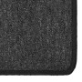 Alfombra de pasillo gris antracita 50x200 cm