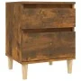 Smoked oak bedside table 40x35x50 cm by vidaXL, Lockers and storage cabinets - Ref: Foro24-821836, Price: 33,05 €, Discount: %