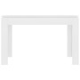 White plywood dining table 120x60x76 cm by vidaXL, Kitchen and dining tables - Ref: Foro24-800756, Price: 76,38 €, Discount: %