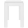 White plywood dining table 120x60x76 cm by vidaXL, Kitchen and dining tables - Ref: Foro24-800756, Price: 76,38 €, Discount: %