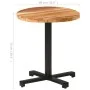 Round bistro table made of solid mango wood Ø70x75 cm by vidaXL, Kitchen and dining tables - Ref: Foro24-320279, Price: 109,4...