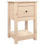 Nachttisch aus massivem Kiefernholz 40x35x61,5 cm von vidaXL, Schließfächer und Lagerschränke - Ref: Foro24-821729, Preis: 53...