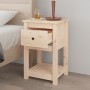 Nachttisch aus massivem Kiefernholz 40x35x61,5 cm von vidaXL, Schließfächer und Lagerschränke - Ref: Foro24-821729, Preis: 53...