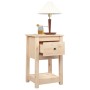 Nachttisch aus massivem Kiefernholz 40x35x61,5 cm von vidaXL, Schließfächer und Lagerschränke - Ref: Foro24-821729, Preis: 53...