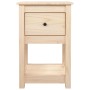Nachttisch aus massivem Kiefernholz 40x35x61,5 cm von vidaXL, Schließfächer und Lagerschränke - Ref: Foro24-821729, Preis: 53...