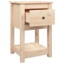 Nachttisch aus massivem Kiefernholz 40x35x61,5 cm von vidaXL, Schließfächer und Lagerschränke - Ref: Foro24-821729, Preis: 53...