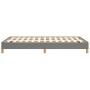 Estructura de cama sin colchón tela gris oscuro 120x190 cm