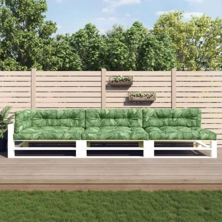 Palettenkissen 7 Stück Stoff mit Blattmuster von vidaXL, Kissen für Stühle und Sofas - Ref: Foro24-3188922, Preis: 215,60 €, ...