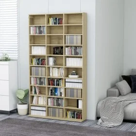 Sonoma CD-Gehäuse aus Sperrholz 102x16x177,5 cm von vidaXL, CD- und DVD-Speicher - Ref: Foro24-801781, Preis: 100,33 €, Rabat...
