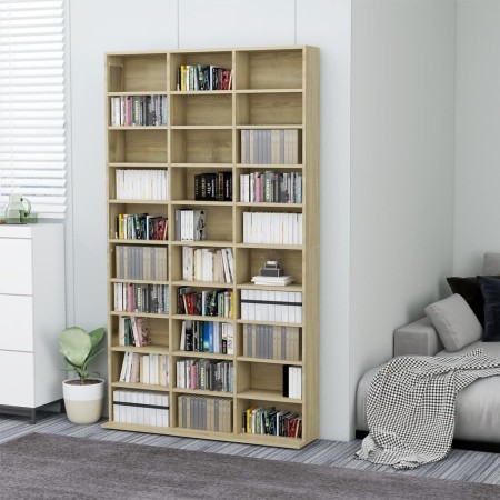 Sonoma CD-Gehäuse aus Sperrholz 102x16x177,5 cm von vidaXL, CD- und DVD-Speicher - Ref: Foro24-801781, Preis: 101,30 €, Rabat...