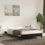 Estructura de cama sin colchón terciopelo negro 120x190 cm