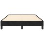 Estructura de cama sin colchón terciopelo negro 120x190 cm