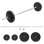 Barbell set with 30 kg weights by vidaXL, free weight - Ref: Foro24-93585, Price: 115,77 €, Discount: %