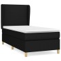 Cama box spring con colchón tela negro 80x200 cm de vidaXL, Camas y somieres - Ref: Foro24-3128319, Precio: 328,14 €, Descuen...