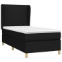 Cama box spring con colchón tela negro 80x200 cm de vidaXL, Camas y somieres - Ref: Foro24-3128319, Precio: 328,14 €, Descuen...