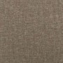 Estructura de cama sin colchón tela gris taupe 120x190 cm