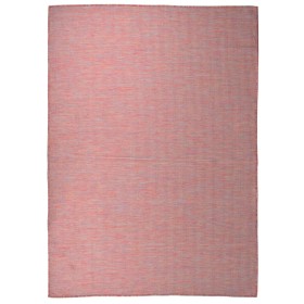 Alfombra de exterior de tejido plano rojo 200x280 cm de vidaXL, Alfombras - Ref: Foro24-340826, Precio: 101,16 €, Descuento: %