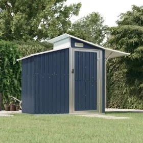 Cobertizo de jardín acero galvanizado antracita 270x130x208,5cm de vidaXL, Cobertizos - Ref: Foro24-316244, Precio: 323,55 €,...
