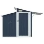 Cobertizo de jardín acero galvanizado antracita 270x130x208,5cm de vidaXL, Cobertizos - Ref: Foro24-316244, Precio: 323,55 €,...