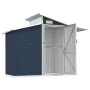 Cobertizo de jardín acero galvanizado antracita 270x130x208,5cm de vidaXL, Cobertizos - Ref: Foro24-316244, Precio: 323,55 €,...
