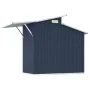 Cobertizo de jardín acero galvanizado antracita 270x130x208,5cm de vidaXL, Cobertizos - Ref: Foro24-316244, Precio: 323,55 €,...