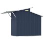 Gartenhaus aus anthrazitfarbenem, verzinktem Stahl, 270 x 130 x 208,5 cm von vidaXL, Schuppen - Ref: Foro24-316244, Preis: 32...