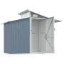 Grauer verzinkter Gartenpavillon 270x130x208,5 cm von vidaXL, Schuppen - Ref: Foro24-316243, Preis: 341,10 €, Rabatt: %