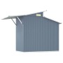 Grauer verzinkter Gartenpavillon 270x130x208,5 cm von vidaXL, Schuppen - Ref: Foro24-316243, Preis: 347,32 €, Rabatt: %