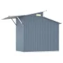 Grauer verzinkter Gartenpavillon 270x130x208,5 cm von vidaXL, Schuppen - Ref: Foro24-316243, Preis: 341,10 €, Rabatt: %