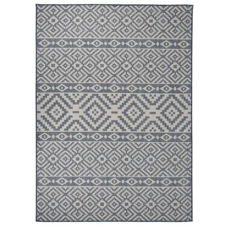 Blau gestreifter flachgewebter Outdoor-Teppich 200x280 cm von vidaXL, Teppiche - Ref: Foro24-340840, Preis: 98,94 €, Rabatt: %