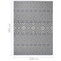 Alfombra de exterior de tejido plano rayas azules 200x280 cm de vidaXL, Alfombras - Ref: Foro24-340840, Precio: 107,19 €, Des...