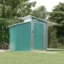 Cobertizo de jardín acero galvanizado verde 270x130x208,5 cm de vidaXL, Cobertizos - Ref: Foro24-316242, Precio: 294,19 €, De...