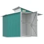 Cobertizo de jardín acero galvanizado verde 270x130x208,5 cm de vidaXL, Cobertizos - Ref: Foro24-316242, Precio: 294,19 €, De...