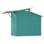Cobertizo de jardín acero galvanizado verde 270x130x208,5 cm de vidaXL, Cobertizos - Ref: Foro24-316242, Precio: 294,19 €, De...