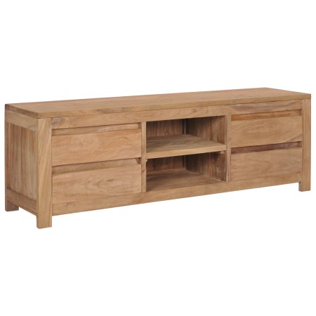TV-Schrank aus massivem Teakholz, 115 x 30 x 40 cm von vidaXL, TV-Möbel - Ref: Foro24-282846, Preis: 312,91 €, Rabatt: %
