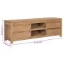 TV-Schrank aus massivem Teakholz, 115 x 30 x 40 cm von vidaXL, TV-Möbel - Ref: Foro24-282846, Preis: 308,80 €, Rabatt: %
