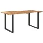 Mesa de comedor de madera maciza de acacia 154x80x76 cm de vidaXL, Mesas de cocina y de comedor - Ref: Foro24-286473, Precio:...