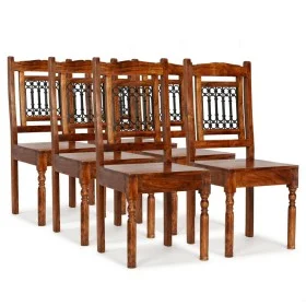 Sillas de comedor 6 uds madera maciza acabado sheesham clásico de vidaXL, Sillas de comedor - Ref: Foro24-275272, Precio: 746...