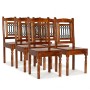 Esszimmerstühle, 6-tlg., Massivholz, klassisches Sheesham-Finish von vidaXL, Essstühle - Ref: Foro24-275272, Preis: 811,27 €,...