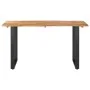 Esstisch aus massivem Akazienholz, 140 x 70 x 76 cm von vidaXL, Küchen- und Esstische - Ref: Foro24-286474, Preis: 271,63 €, ...