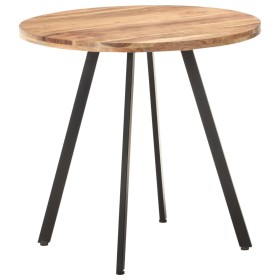 Esstisch aus massivem Akazienholz, 80 cm von vidaXL, Küchen- und Esstische - Ref: Foro24-320485, Preis: 143,16 €, Rabatt: %