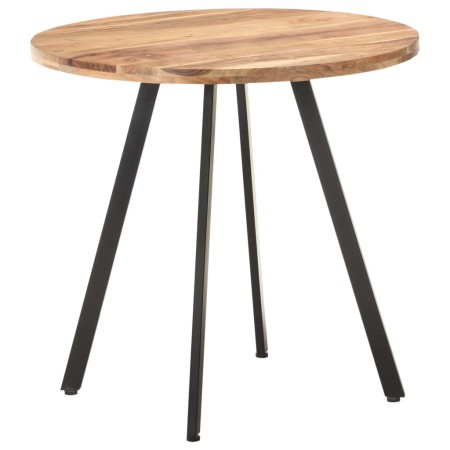 Esstisch aus massivem Akazienholz, 80 cm von vidaXL, Küchen- und Esstische - Ref: Foro24-320485, Preis: 143,16 €, Rabatt: %