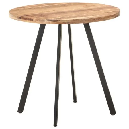Esstisch aus massivem Akazienholz, 80 cm von vidaXL, Küchen- und Esstische - Ref: Foro24-320485, Preis: 140,89 €, Rabatt: %
