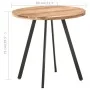 Esstisch aus massivem Akazienholz, 80 cm von vidaXL, Küchen- und Esstische - Ref: Foro24-320485, Preis: 140,89 €, Rabatt: %