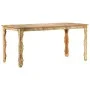 Solid recycled wood dining table 160x80x76 cm by vidaXL, Kitchen and dining tables - Ref: Foro24-286490, Price: 244,21 €, Dis...