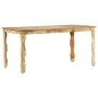 Solid recycled wood dining table 160x80x76 cm by vidaXL, Kitchen and dining tables - Ref: Foro24-286490, Price: 244,21 €, Dis...