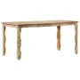 Solid recycled wood dining table 160x80x76 cm by vidaXL, Kitchen and dining tables - Ref: Foro24-286490, Price: 244,21 €, Dis...