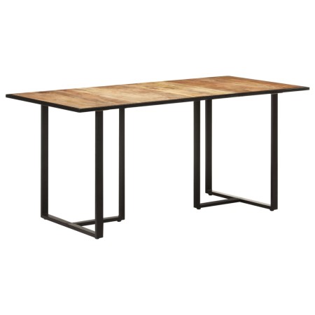 Esstisch aus rohem Mangoholz 160 cm von vidaXL, Küchen- und Esstische - Ref: Foro24-320693, Preis: 203,38 €, Rabatt: %